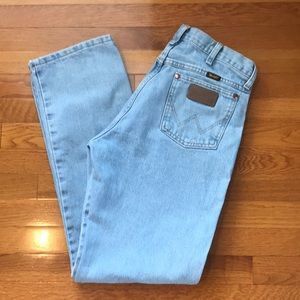 Light Washed Wrangler Jeans
